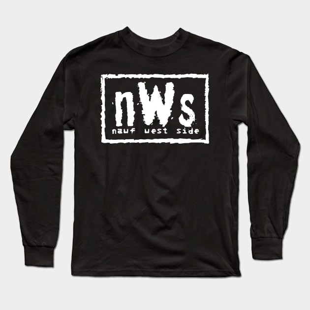 "Nawf West Side" San Antonio Long Sleeve T-Shirt by ceehawk